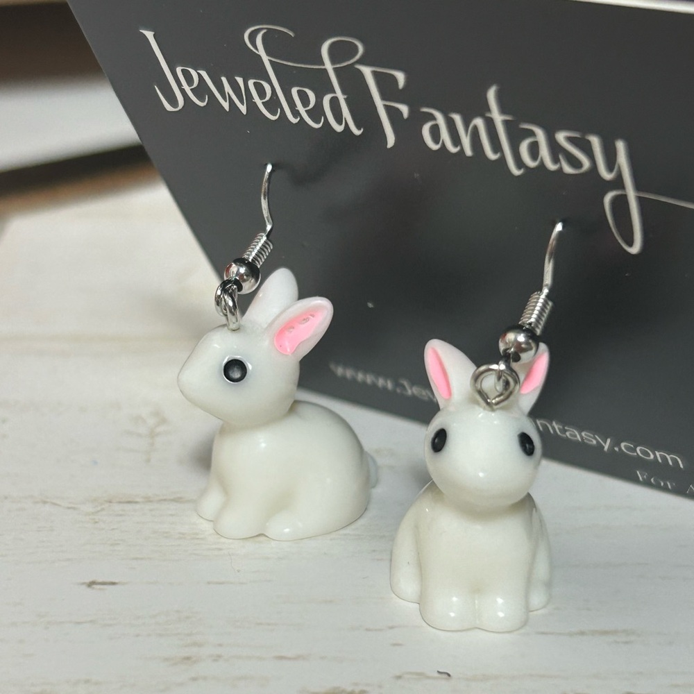 3D Bunny Earrings